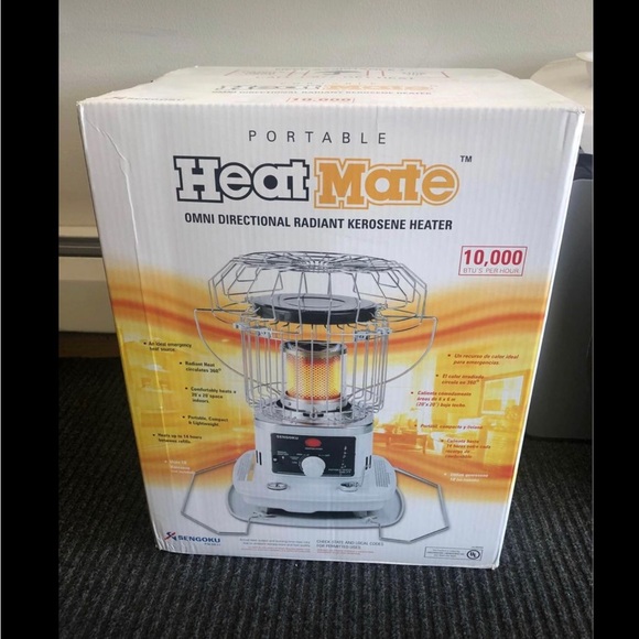 HeatMate Portable Indoor Outdoor Kerosene Heater - Picture 1 of 5